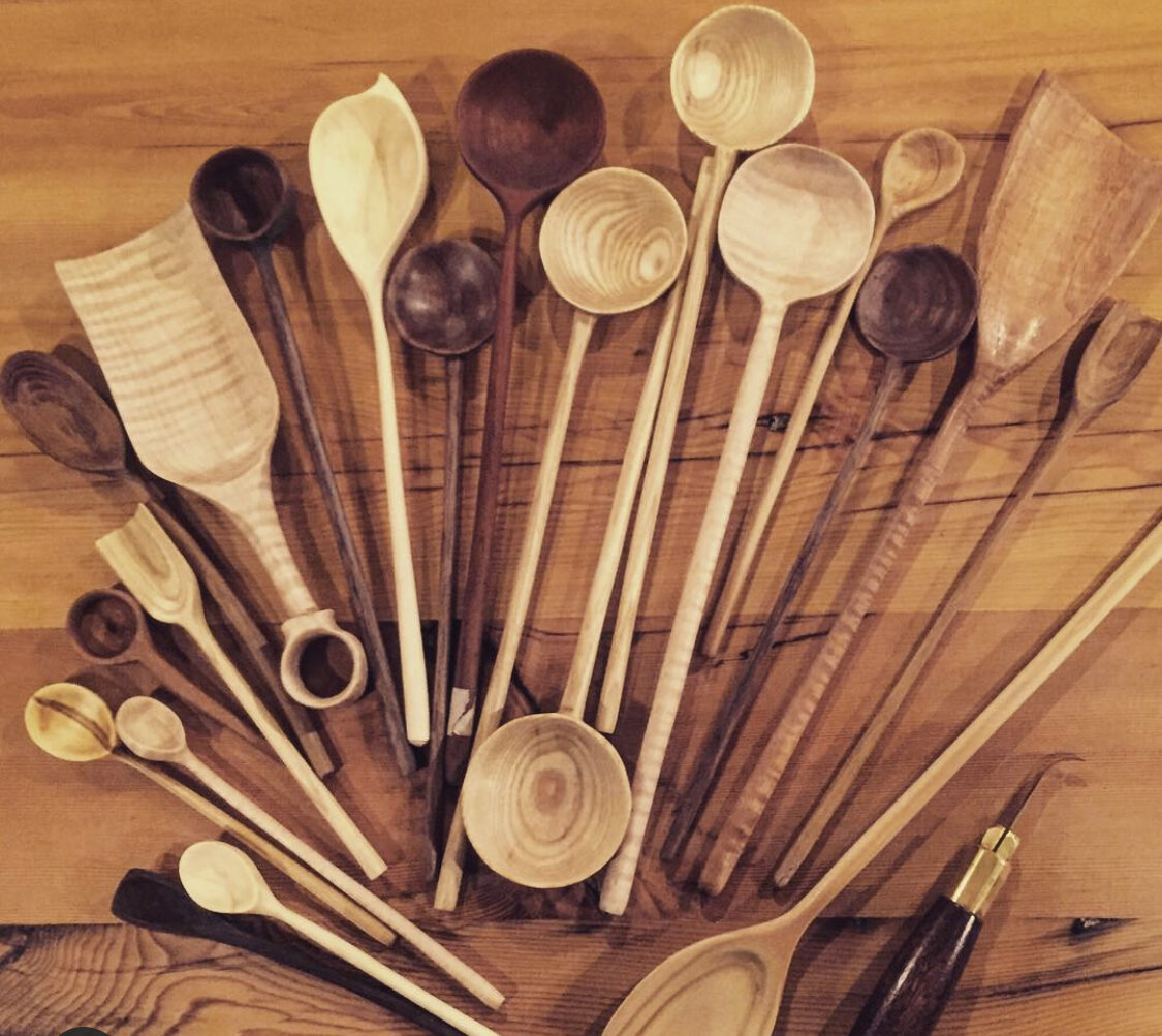 The Fundamentals of Carving a Wooden Spoon  (4 HRS - SUNDAY,)